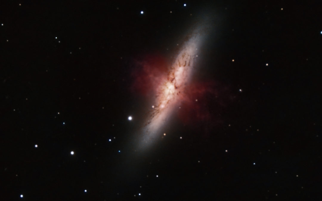 Bode&rsquo;s Galaxy M82 Cigar Galaxy